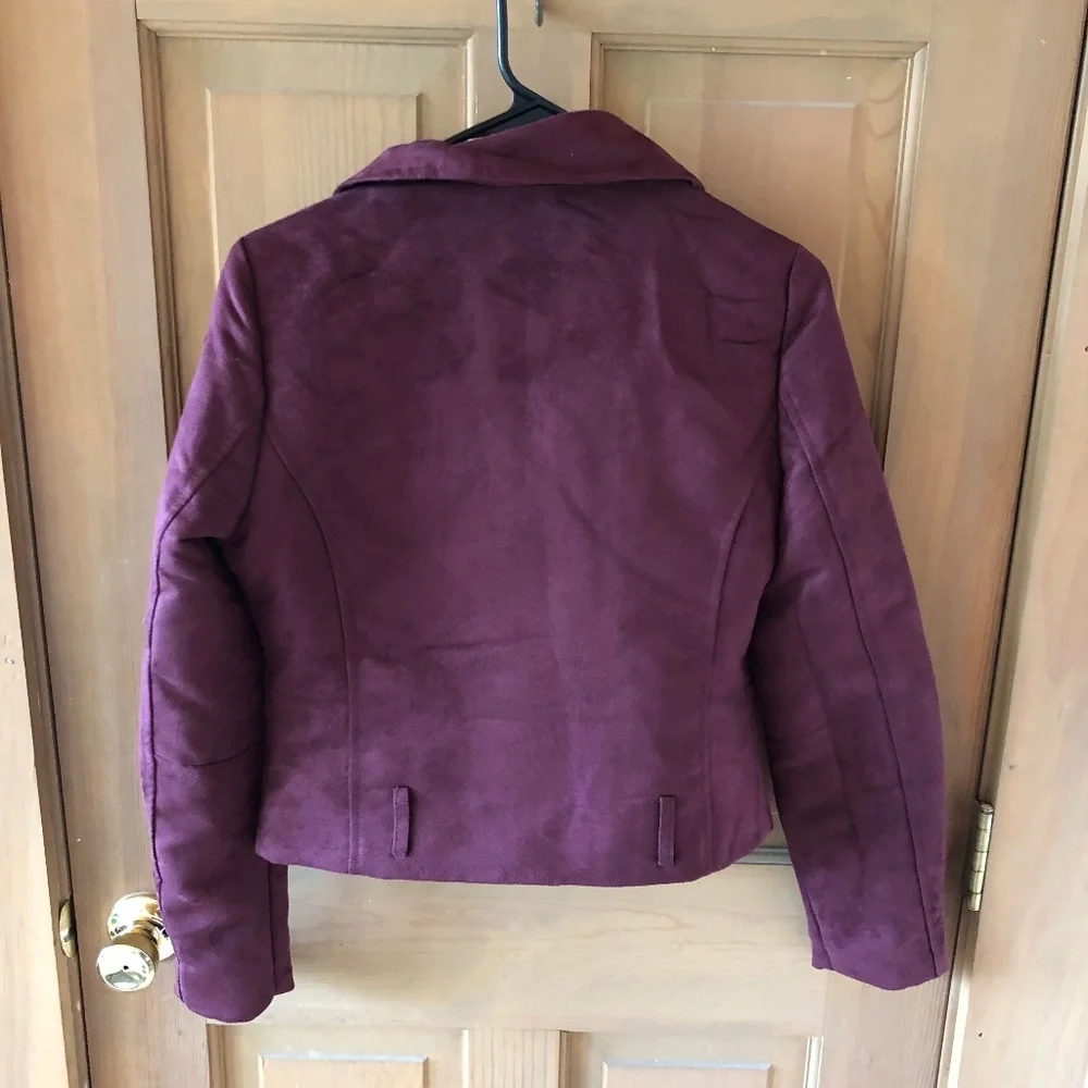 Lauren‎ Conrad Suede Moto Jacket
